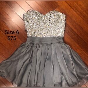 Silver and Gray Dress